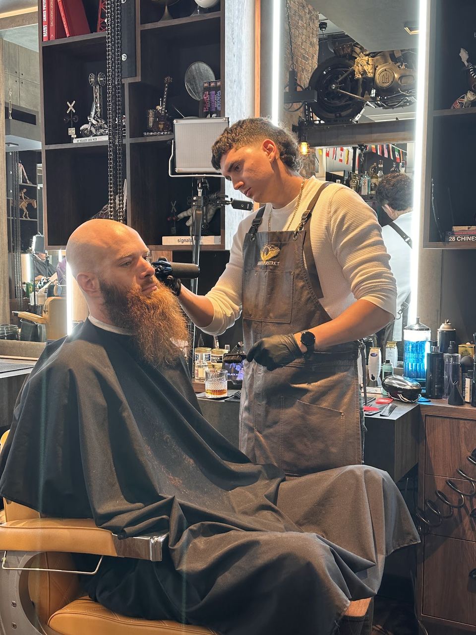 Beard trim and shaping